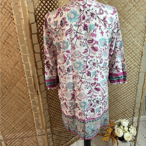 Zara Cotton Floral Tunic - Picture 2 of 9